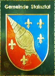 Kupferbild Wappen Stainztal