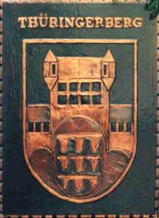Kupferbild Wappen Th�ringenberg
