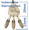 Kristallzentrum Amulett Indianer    Indianische Sternzeichen  ,