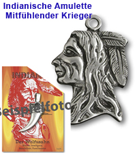     Indianisches Amulett  mitfühlender Krieger  