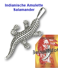    Indianisches Amulett Salamander  