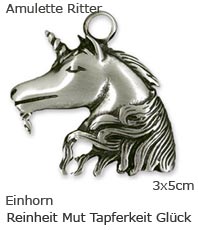  Einhorn Amulett 