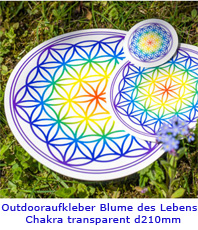  Aufkleber   Lebensblume      