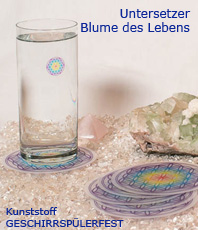  Untersetzer Blume d Lebens      