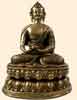 Buddha Metall Holz Figuren      Buddha 
