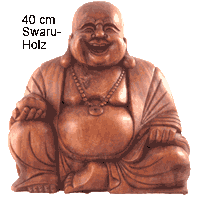 Gl&uuml;cksbuddhas  China Lucky Buddha happy Buddha Holz Figuren   Kristallzentrum Schnitzerei * Statuen * 
