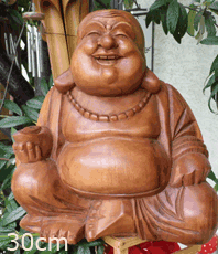                                                      . Happy Buddha Holz Glücksbuddhas  erhältlich im Kristallzentrum                                                