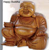                            Happy Buddha Holz  