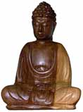 Buddha Holz Figuren   kristallzentrum Schnitzerei * Statuen *   