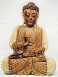 Buddha Holz Figuren   kristallzentrum Schnitzerei * Statuen *   