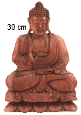 Buddha Holz Figuren   kristallzentrum Schnitzerei * Statuen *   