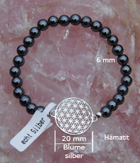  Hämatit   Blutstein Kugel Armband Edelstein                                                                                                          