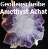 Amethyst  Achatscheibe     