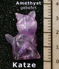      Amethyst   Tiere Katze   Anhänger                                                                                                                                        