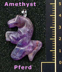      Amethyst   Tiere Pferd   Anhänger                                                                                                                                        