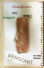 Edelsteine  Aragonit    Halbedelsteine  Schmuck     Silberfassung Anhänger  