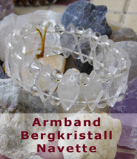    Armband  Bergkristall      Navette                                                                                                                                      