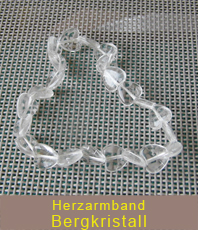   Armband  Bergkristall Herz                                                                                                                                      