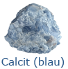  Calcit blau Edelstein    