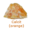  Calcit orange Edelstein    