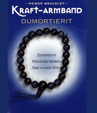     Kraftband  Dumortierit Halbedelstein                                                                                                     