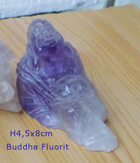      Edelstein Buddha Fluorit    