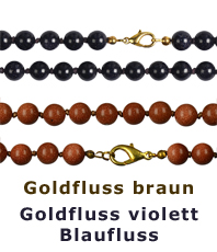  Goldfluss Blaufluss Kugel Kette                                                                                                              