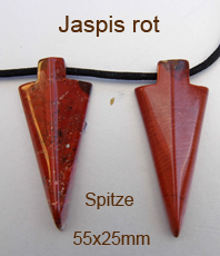    Speerspitze  Jaspis rot   Anhänger                                                                              erhältlich im Kristallzentrum                                                                                                                                                                                                 