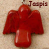  Edelstein Jaspis rot Engel 