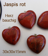      Jaspis  rot HERZ  Anhänger                                                                              erhältlich im Kristallzentrum                                                                                                                                                                                                 