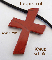      Jaspis  rot Kreuz  Anhänger                                                                              erhältlich im Kristallzentrum                                                                                                                                                                                                 