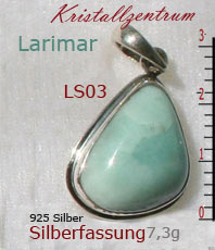 Edelsteine Larimar   