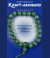     Kraftband  Malachit   Halbedelstein                                                                                                     