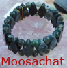    Armband Moosachat navette   