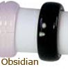    Mahagoni Obsidian Steinring     