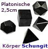     platonische Körper  Schungit