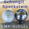 Schungit Kugelpaar  aus Karelien + Karelischer Steatit Speckstein  