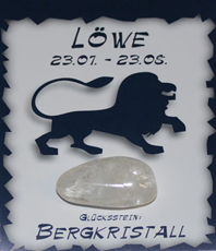  Löwe  Edelstein  Bergkristall Sternzeichen                                                                                                            