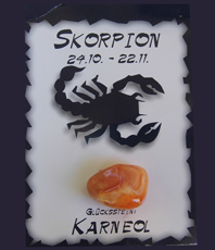   Skorpion Skorpion   Carneol                                                                                                                                    