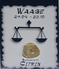 Waage Edelstein  Cirtin Sternzeichen                                                                                                            