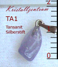 Edelsteine Tansanit  Silberöse                                                                          