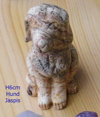      Edelstein Hund Jaspis   