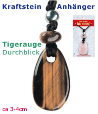    Tigerauge   Kraftstein Anhänger  Halbedelstein                                                                                                              