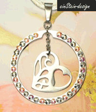     Schmuck Kinderschmuck   ornaament  Herz      Anhänger        