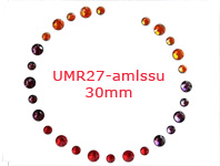     Muster symbol UMR27 amethyst lightsiam sun   30mm 