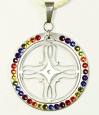  Amo Siegel Treue Basischakra Wurzelchakra Schmuckanhänger  aus Edelstahl Schutzamulett * Amulette