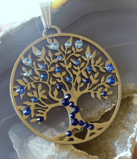      Lebensbaum Esche  Symbol für Welten oder Lebensbaum
         Design Stirn Chakra blau
         Keltischer Baumkreis Esche              ©einStein design                                                                   
