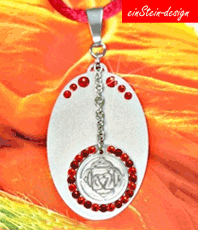 Chakra Muladhara-Chakra Wurzel-Chakra 1      Chakraschmuck  Anhänger  Schmuck Symbol Jewellery  kristallzentrum energetik energethik esoterik  jewellery jewelery jewelry pendant pendentif bijou bijoux   