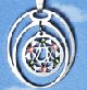   Symbolic     Charms   12mm in einem ovalen Rand fixiert ©einStein design  