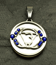   Sahasrara   Kronenchakra Schmuck Anhänger      Schmuck aus Edelstahl * Esoterik ein stein design Energieschmuck Schutzamulett  Amulett    jewellery jewelery jewelry pendant pendentif bijou bijoux    Esoterik Talismane    